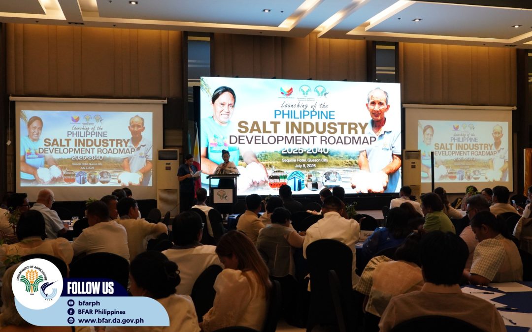 The Accelerating Salt Research and Innovation (ASIN) Center joined the official launch of the Philippine Salt Industry Development Roadmap (PSIDR) 2025–2040