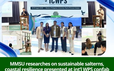 MMSU researches on sustainable salterns, coastal resilience presented at intโl WPS confab